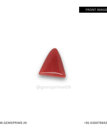 Triangle Coral Gemstone – 4.295 Carats