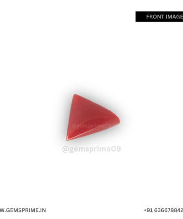 Triangle Coral Gemstone – 4.36 carat