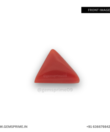 natural Traingle coral : 4.58 carat