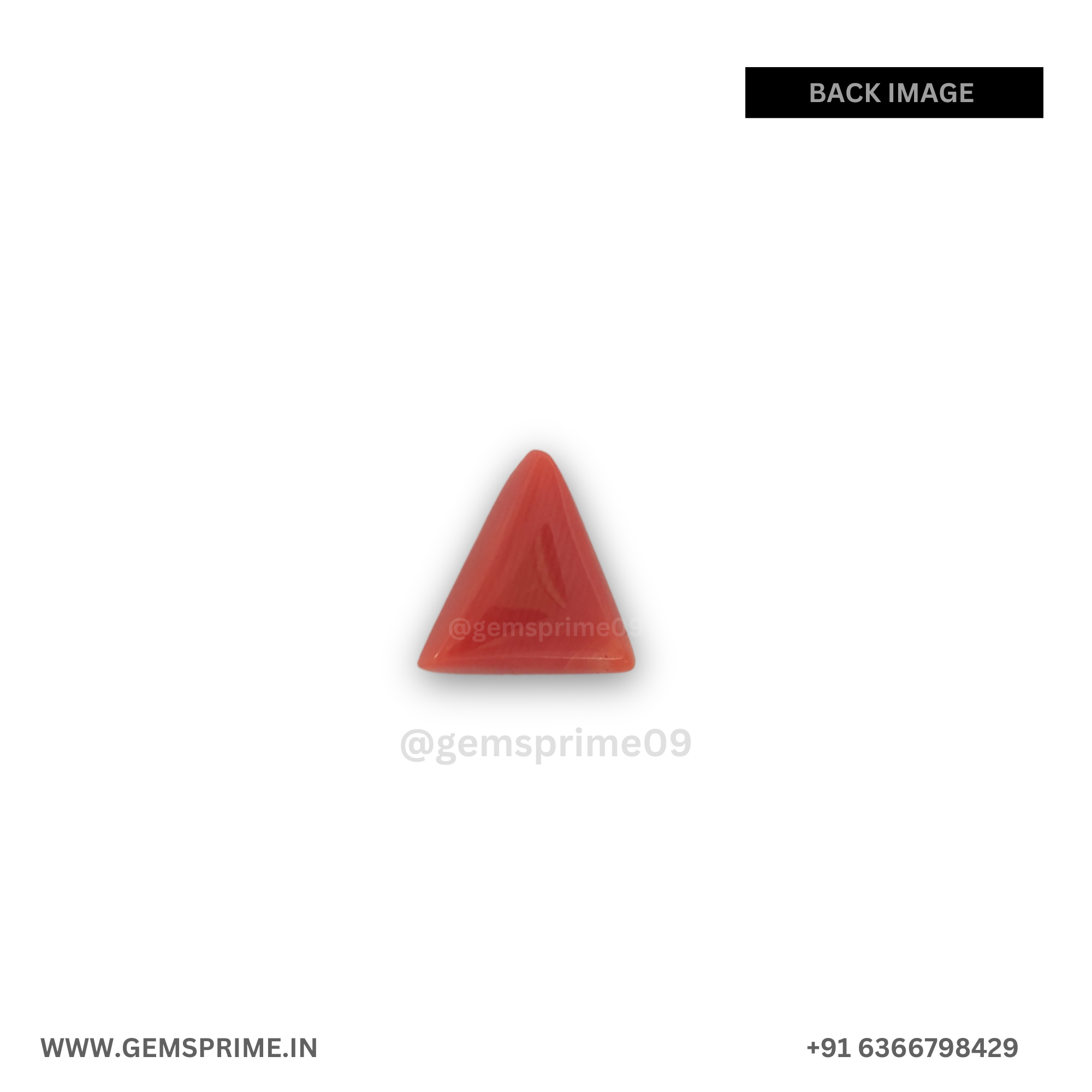 natural Traingle coral : 4.58 carat - Image 2