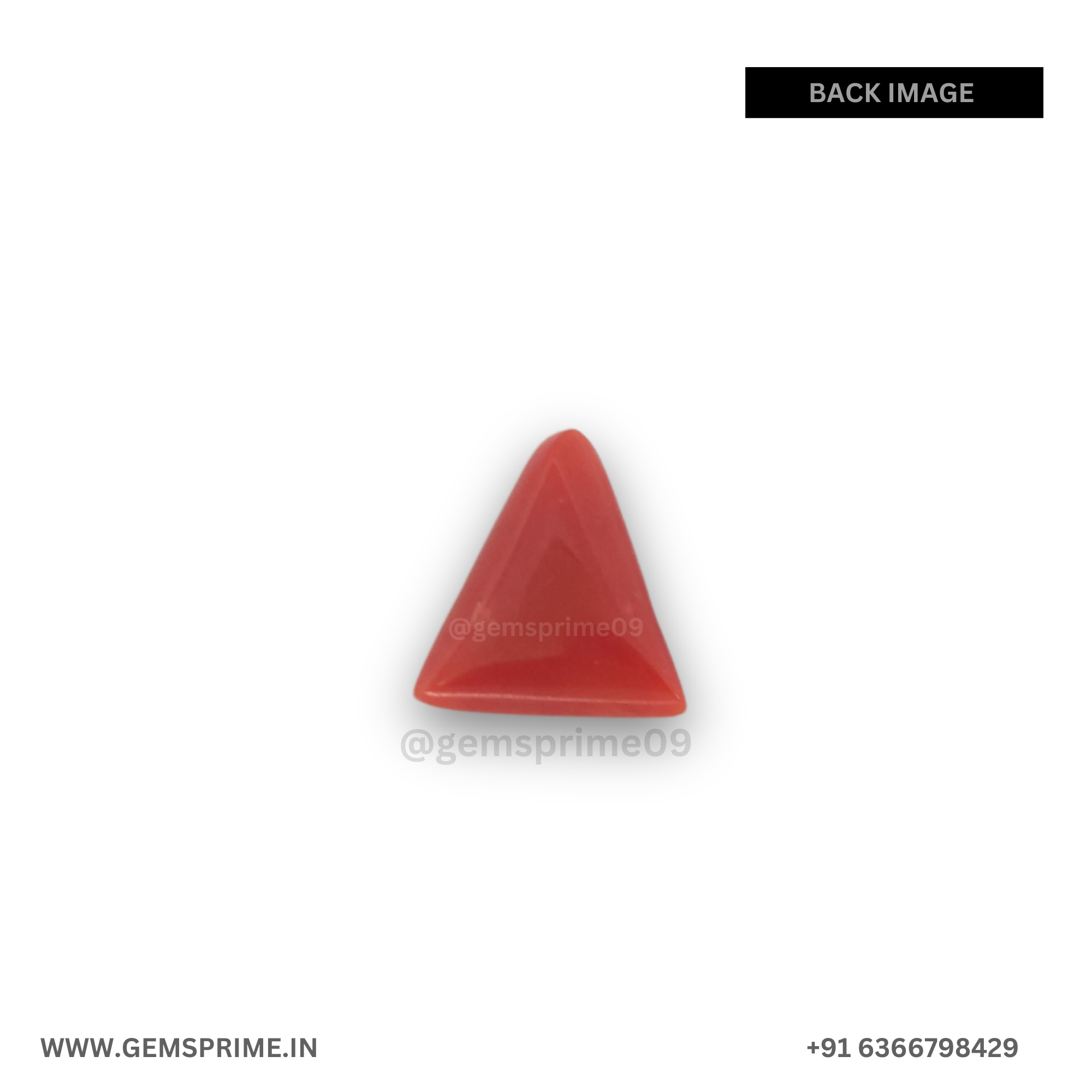 natural Traingle coral : 3.96 carat - Image 2