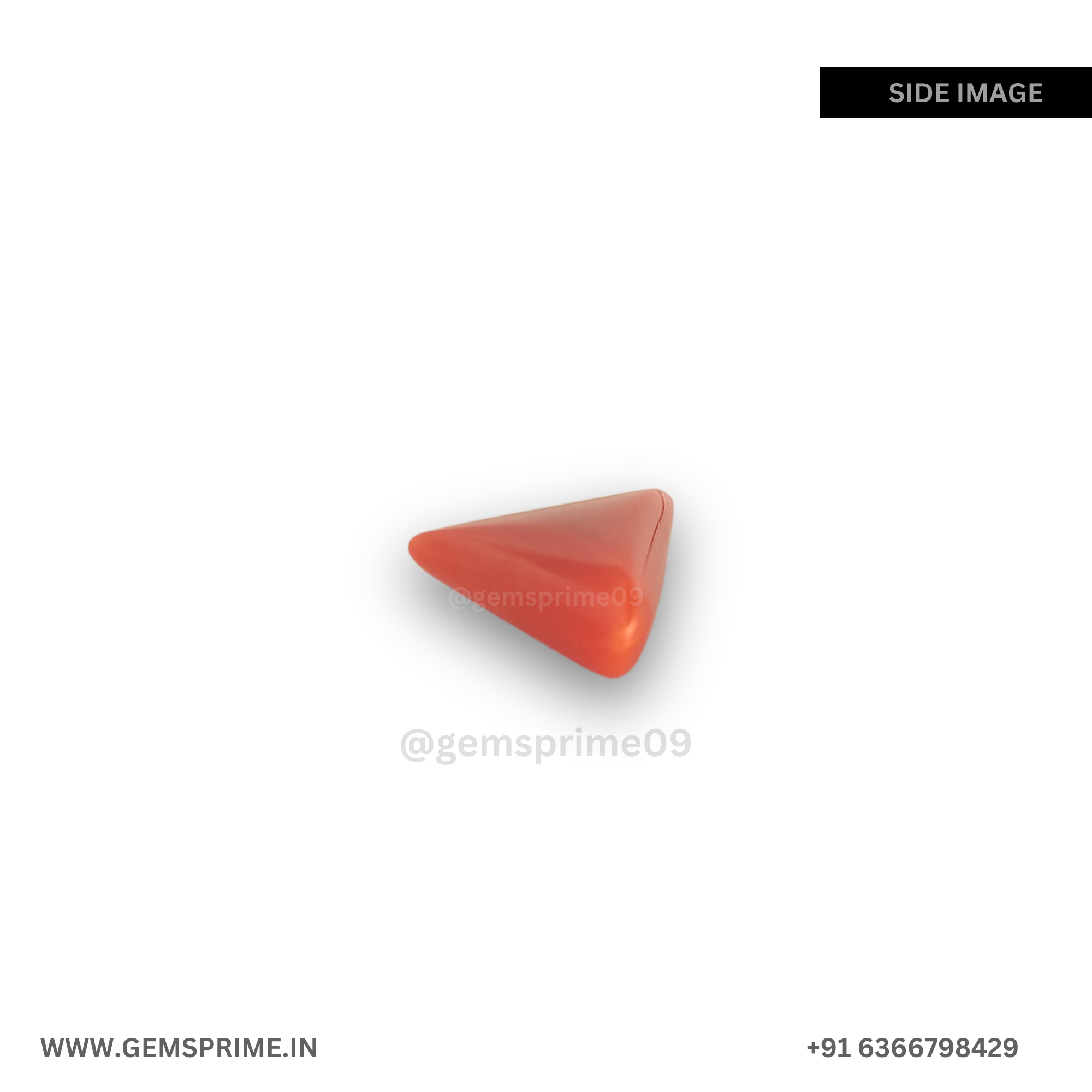 natural Traingle coral : 4.41 carat - Image 3