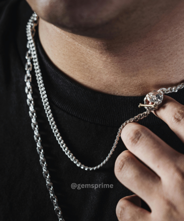 Silver jewellery for men