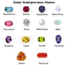Semi precious gemstones