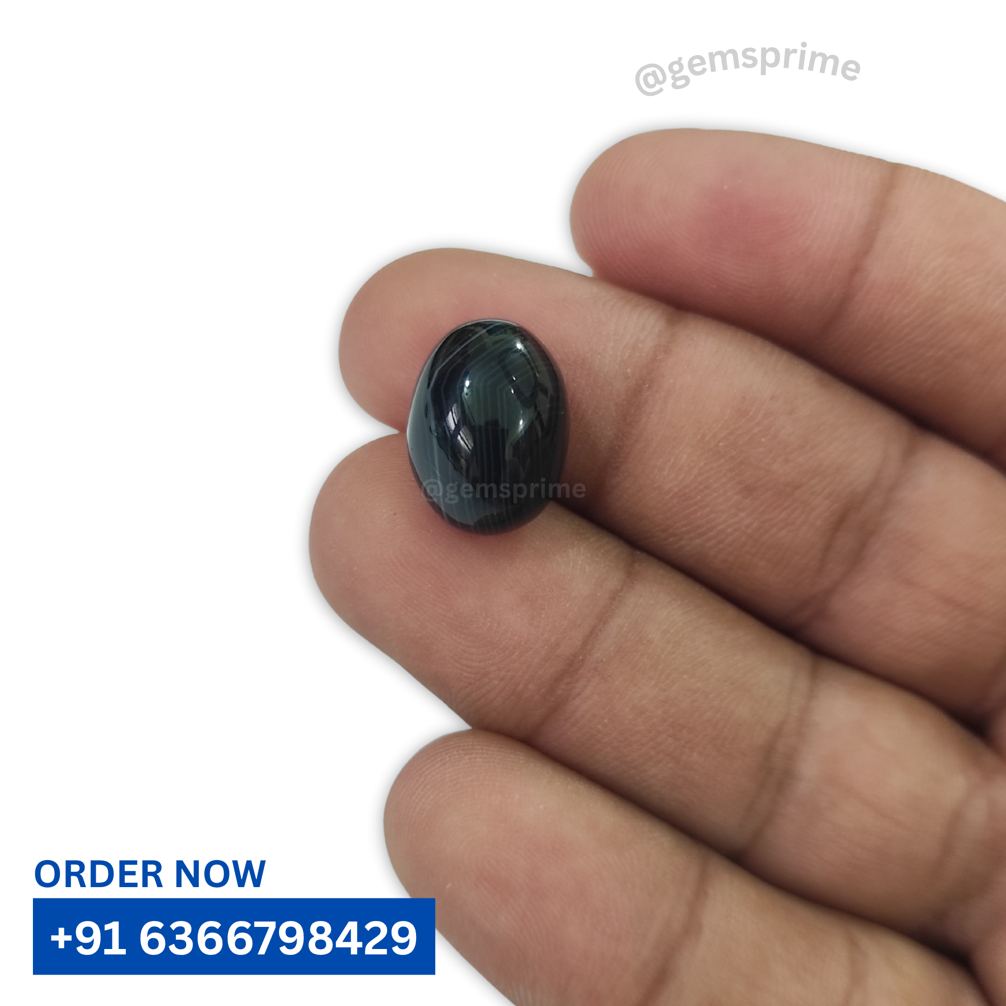 Natural sulemani hakik ( 11.38 carat ) - Image 4
